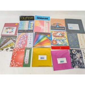 HUGE LOT Aitoh Origami Paper 5 7/8" 40/Pkg Fold'ems Yasutomo Chiyogami Japan